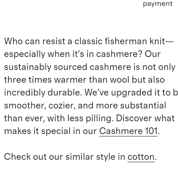 Quince 100% Mongolian Cashmere Fisherman Crewneck Sweater In Faded Denim - Picture 15 of 16